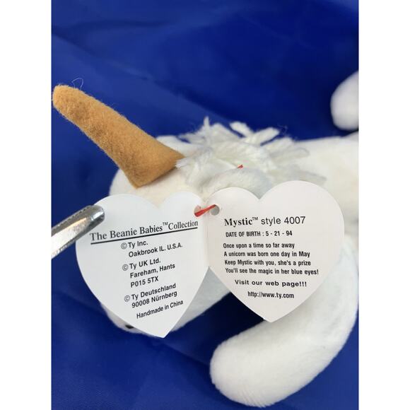 Ty Beanie Babies Bundle (3pcs) 3 Versions Of Mystic Unicorn - Picture 8 of 16